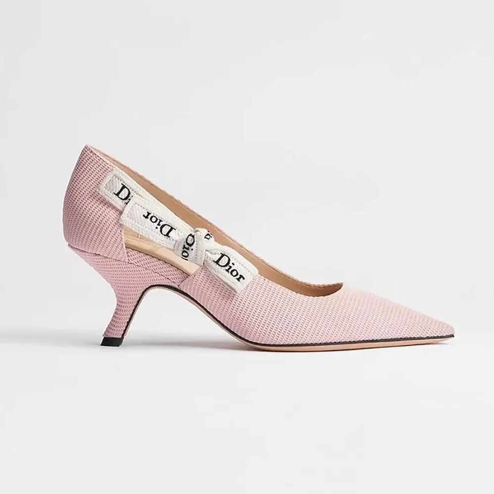 Dior J'Adior Pump Rose Soupir Technical Fabric for Women Dior J'Adior Pump Rose Soupir Technical Fabric for Women