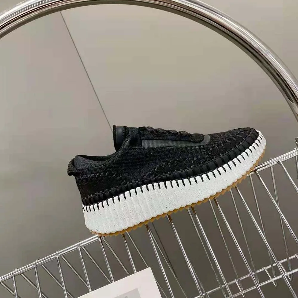 Chloe Nama Sneaker in Recycled Mesh for Women in Black Chloe Nama Sneaker in Recycled Mesh for Women in Black