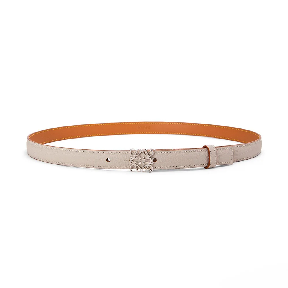 Loewe Anagram Belt in Pebble Grain Calfskin for Women Loewe Anagram Belt in Pebble Grain Calfskin for Women