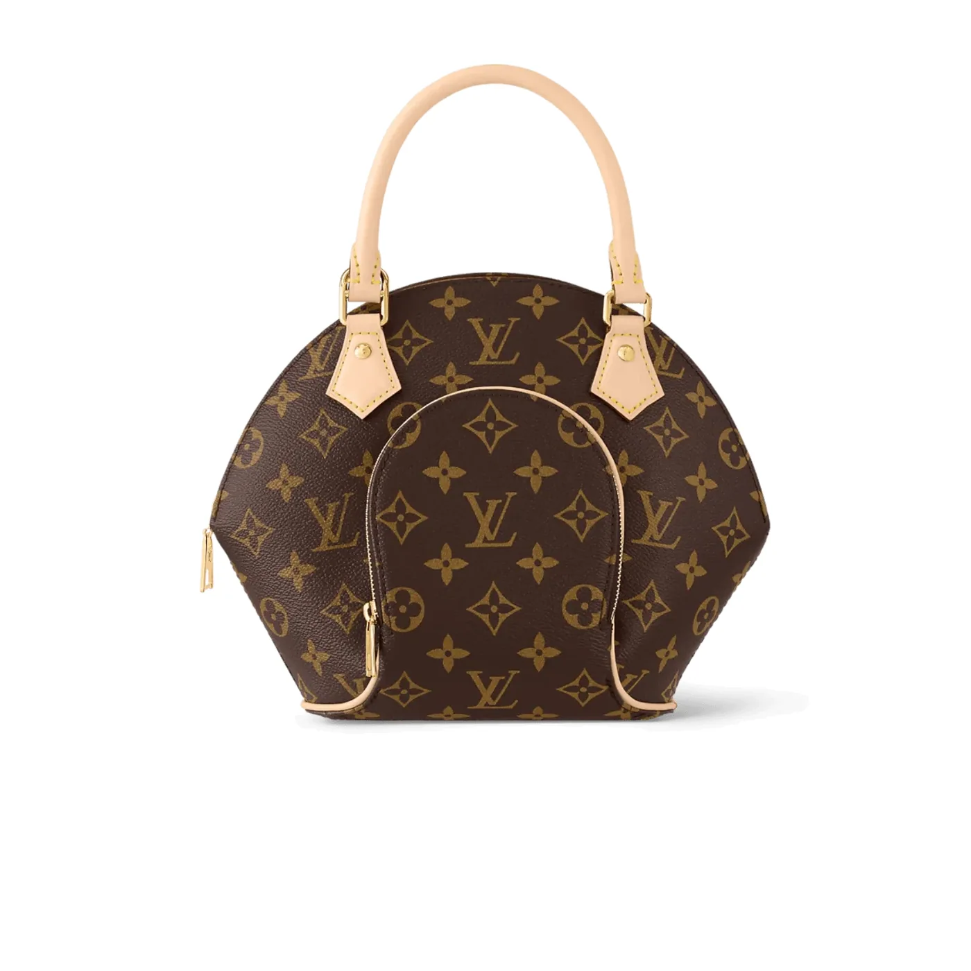 Louis Vuitton Ellipse BB Handbag Created By Nicolas Ghesquiere From Classic Monogram Canvas Brown / Louis Vuitton Ellipse BB Handbag Created By Nicolas Ghesquiere From Classic Monogram Canvas Brown /