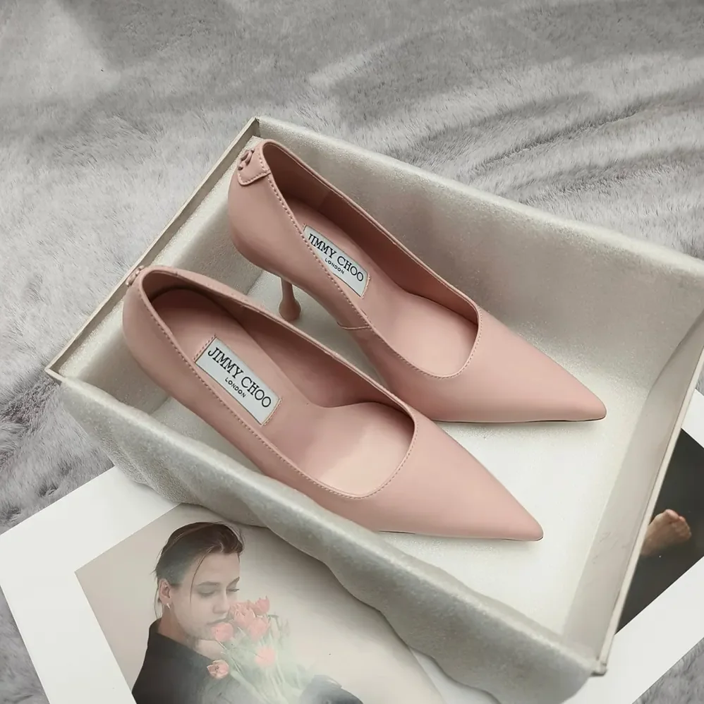 Jimmy Choo Ixia 80 Macaron Nappa Leather Pumps for Women