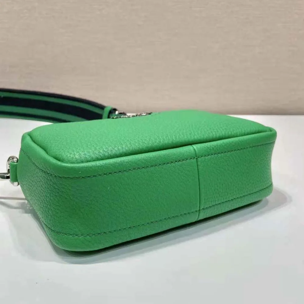Prada Small Leather Bag for Women in Green