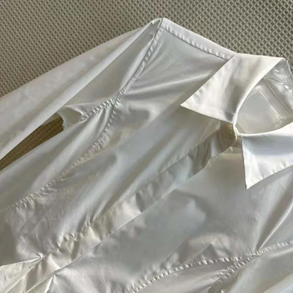 Givenchy Shirt in Poplin with Flounces for Women in White