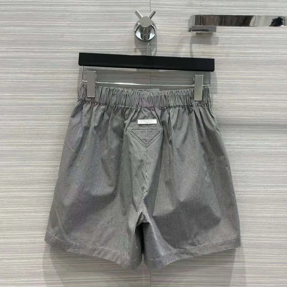Prada Gingham Check Shorts for Women Prada Gingham Check Shorts for Women