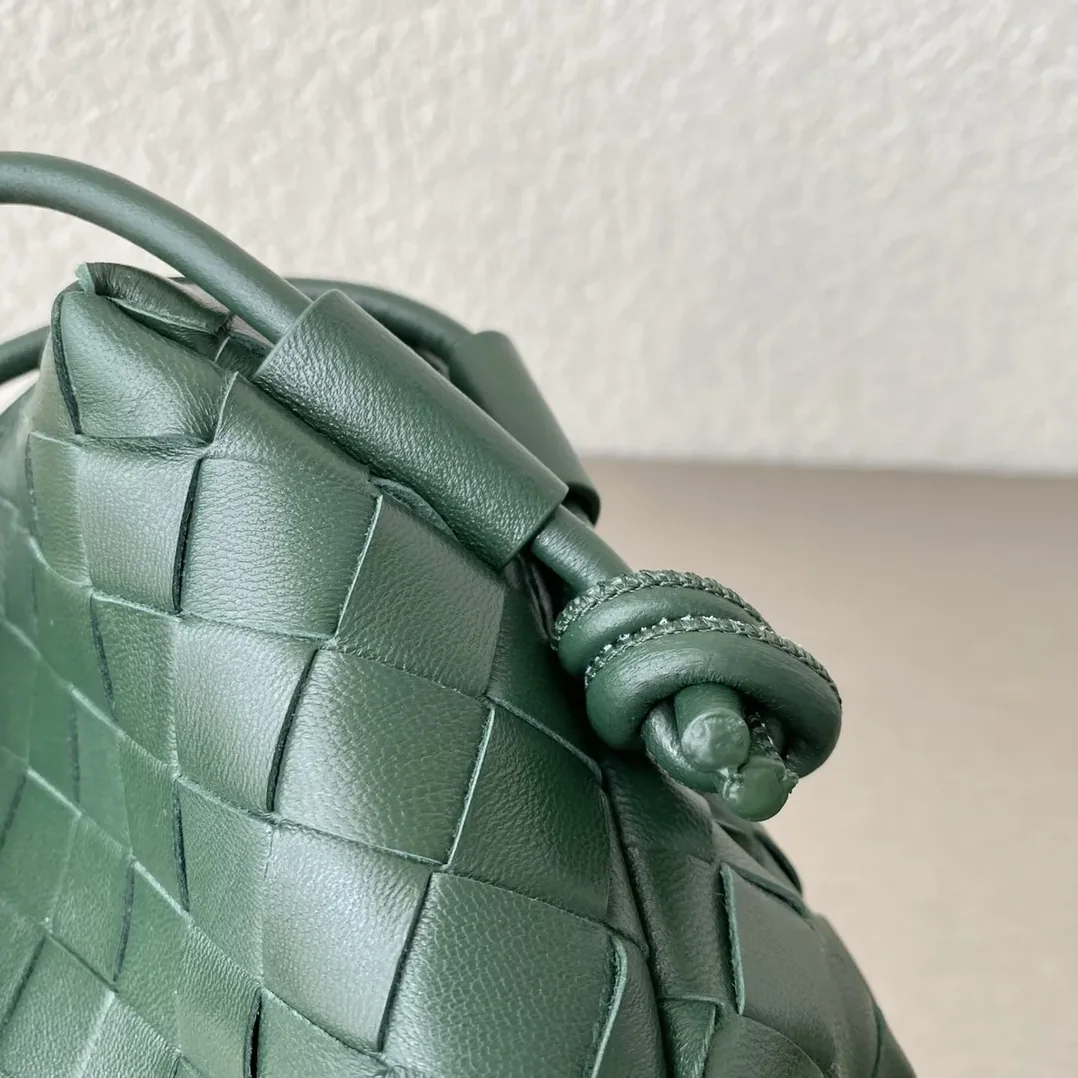 Bottega Veneta Mini Loop Camera Bag Dark Green Bottega Veneta Mini Loop Camera Bag Dark Green