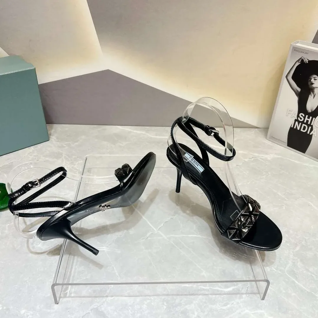 Prada Ankle Strap Pumps Black