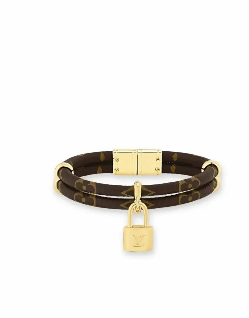 Louis Vuitton Double Bracelet Brown Louis Vuitton Double Bracelet Brown