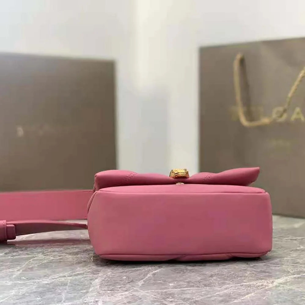Bvlgari Serpenti Cabochon Crossbody Mini Bag for Women in Pink Bvlgari Serpenti Cabochon Crossbody Mini Bag for Women in Pink