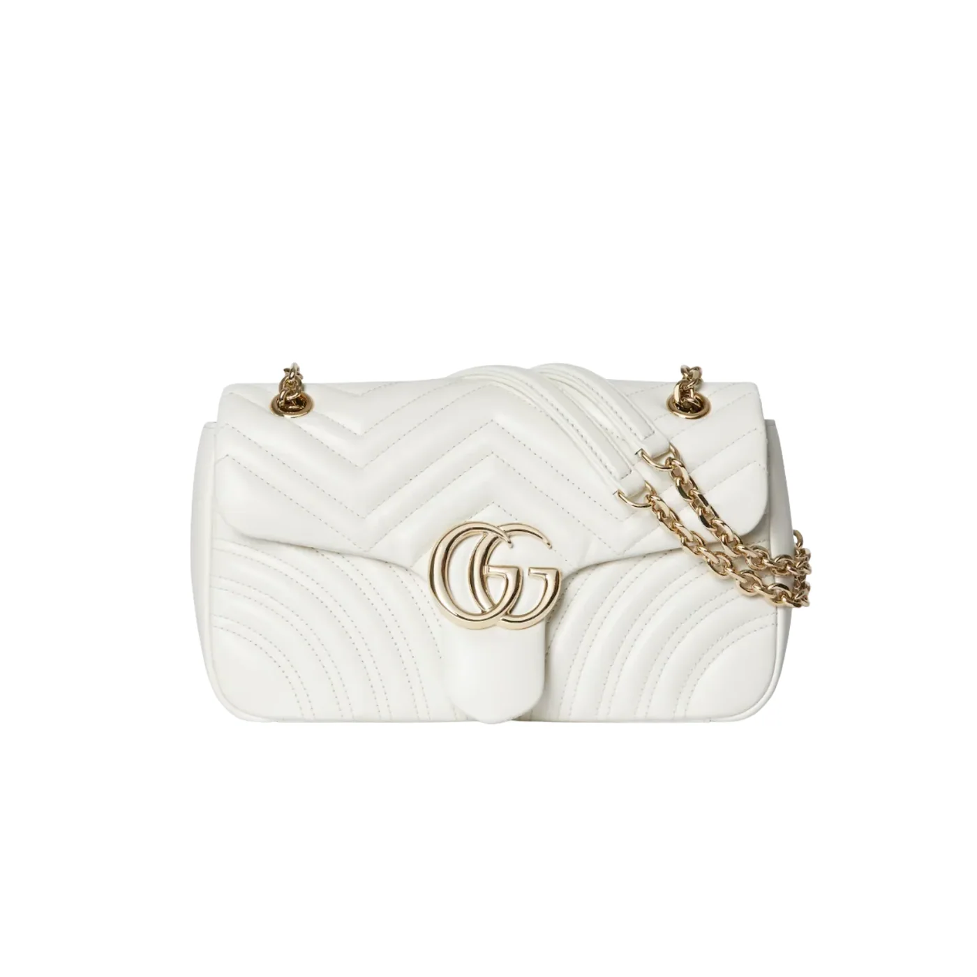 Gucci Marmont Medium Shoulder Bag in White Gold Hardware Gucci Marmont Medium Shoulder Bag in White Gold Hardware