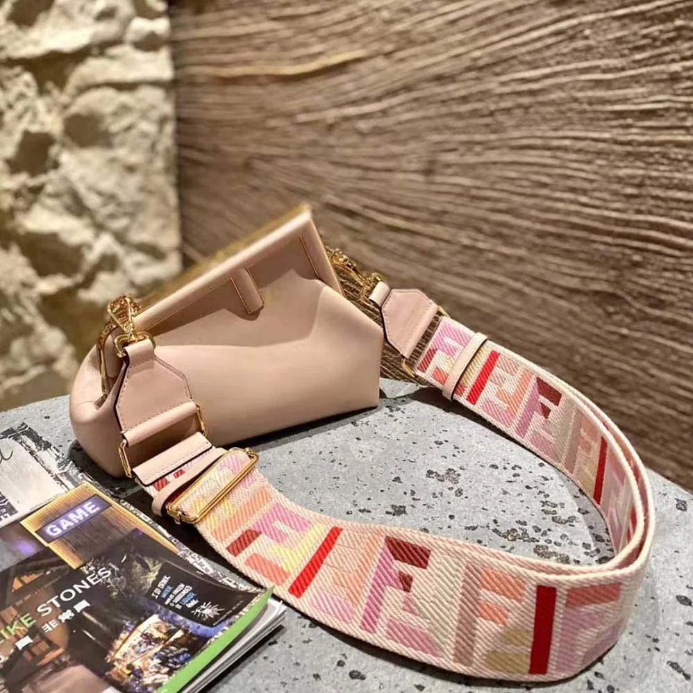 Fendi First Small Nappa Leather Bag for Women in Pink Fendi First Small Nappa Leather Bag for Women in Pink