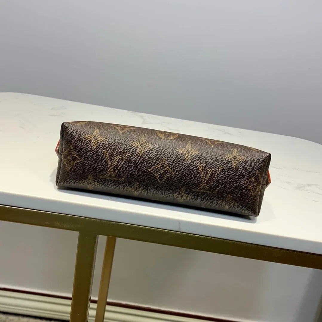 Louis Vuitton Key Pouch In Iconic Monogram Canvas Brown Louis Vuitton Key Pouch In Iconic Monogram Canvas Brown