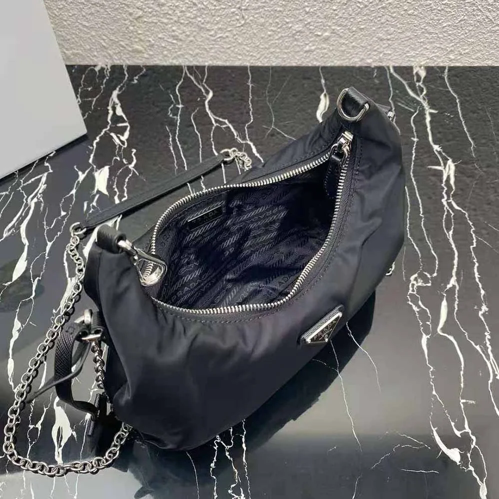 Prada Re-Edition 2006 Nylon Bag for Women in Black