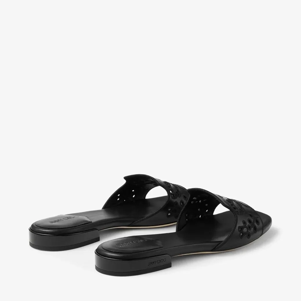 Jimmy Choo Ariane Flat Black ARIANEFLATDXA