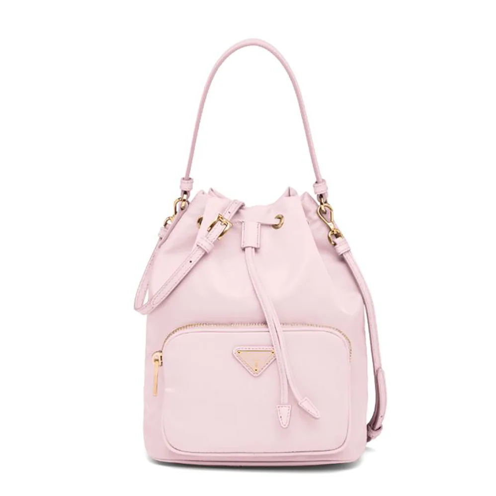 Prada Duet Re-Nylon Shoulder Bag for Women in Pink Prada Duet Re-Nylon Shoulder Bag for Women in Pink