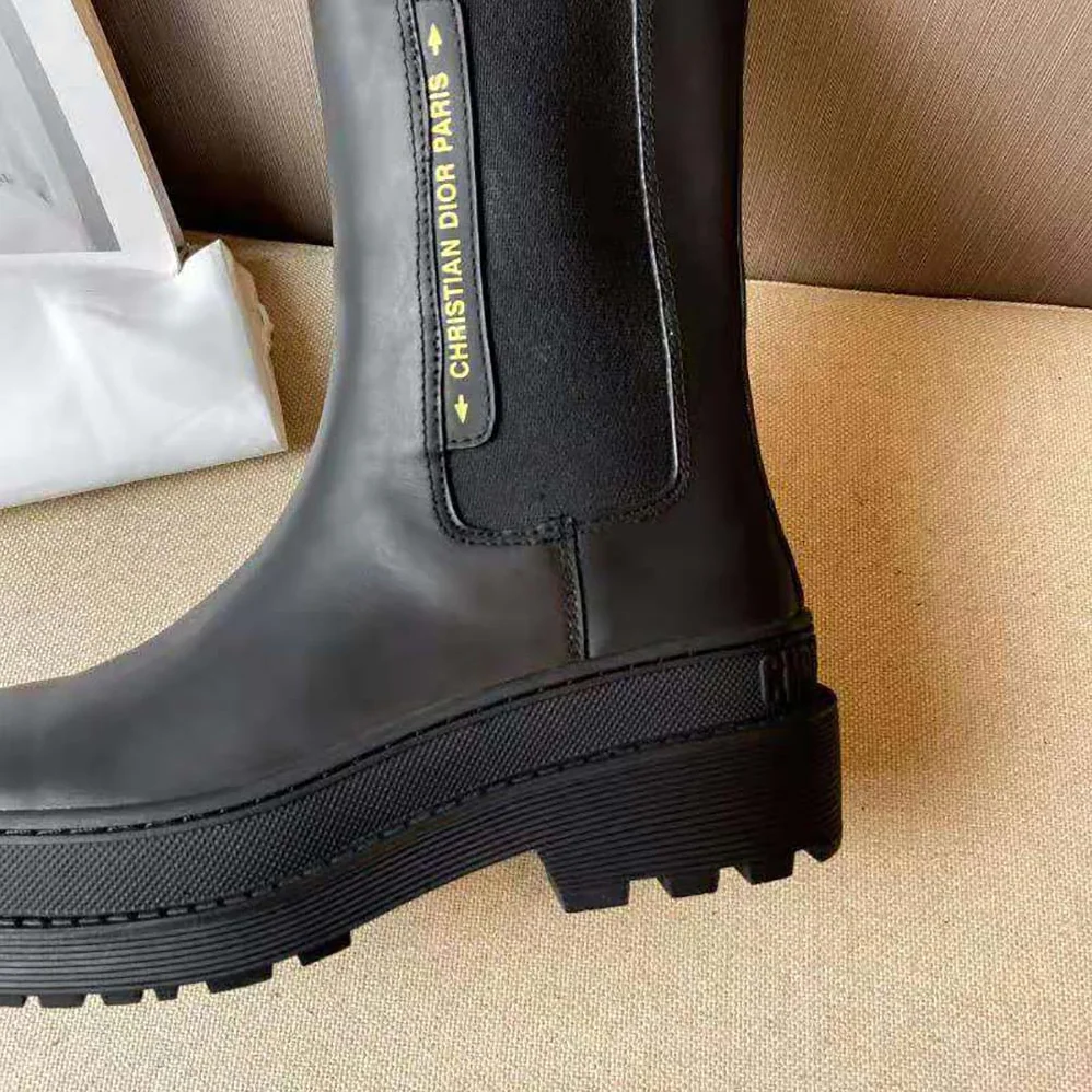 Dior Trial Ankle Boot Black Calfskin for Women