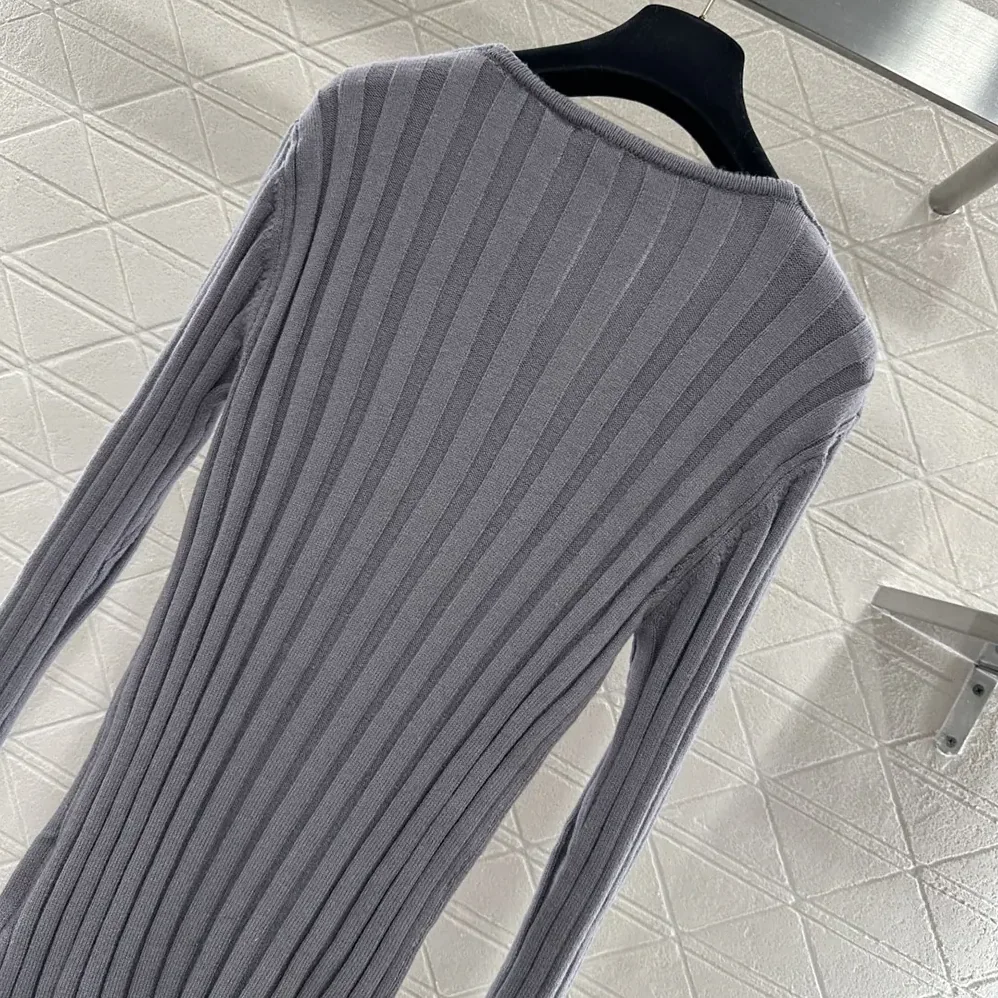 Miu Miu Wool And Cashmere V for Women in Neck Sweater