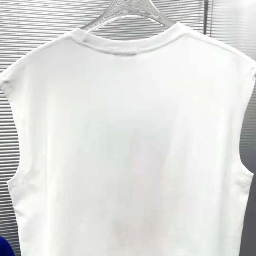 Celine C Cotton Jersey Tank Top for Men in White Celine C Cotton Jersey Tank Top for Men in White