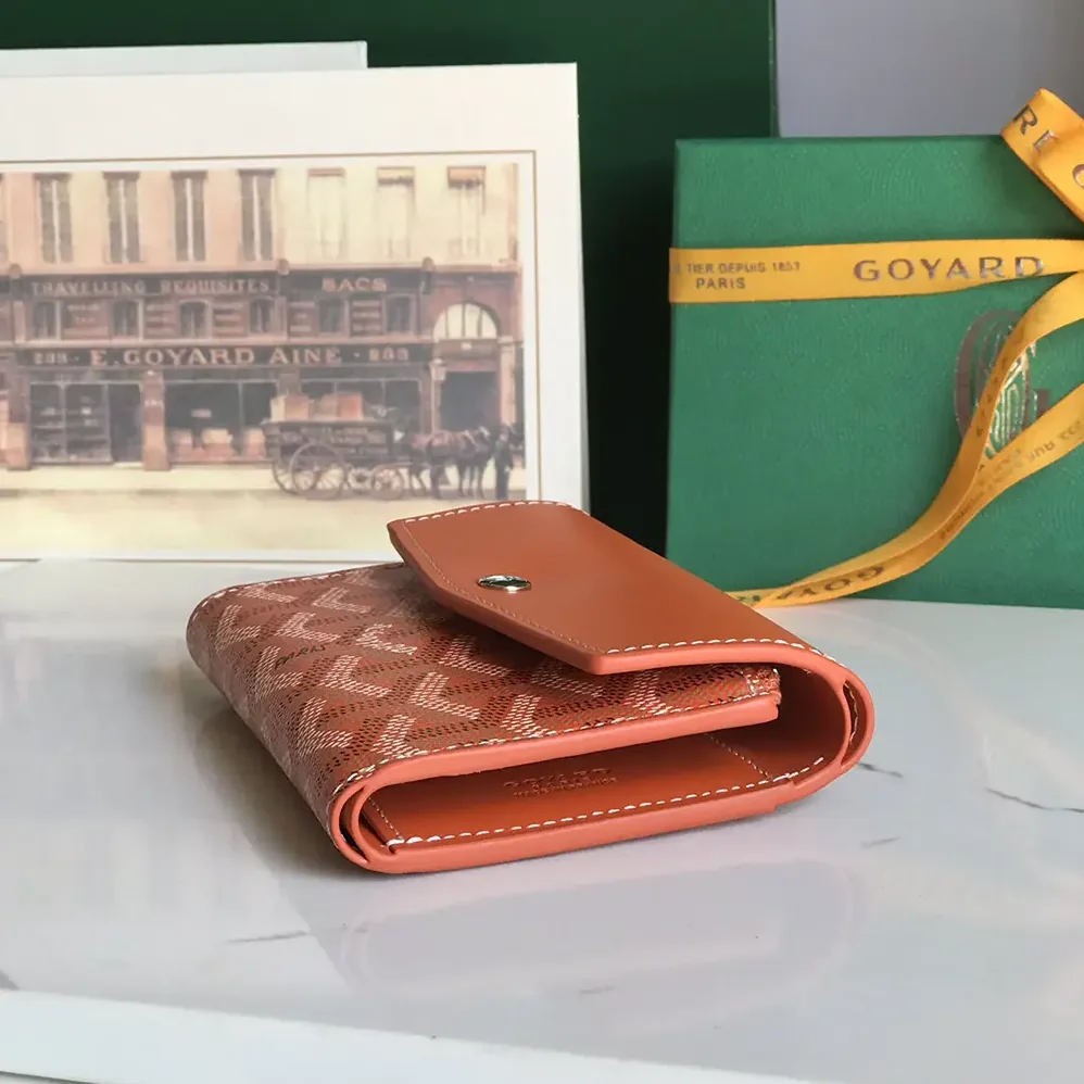 Goyard Saint Gabrie Wallet for Unisex in Orange