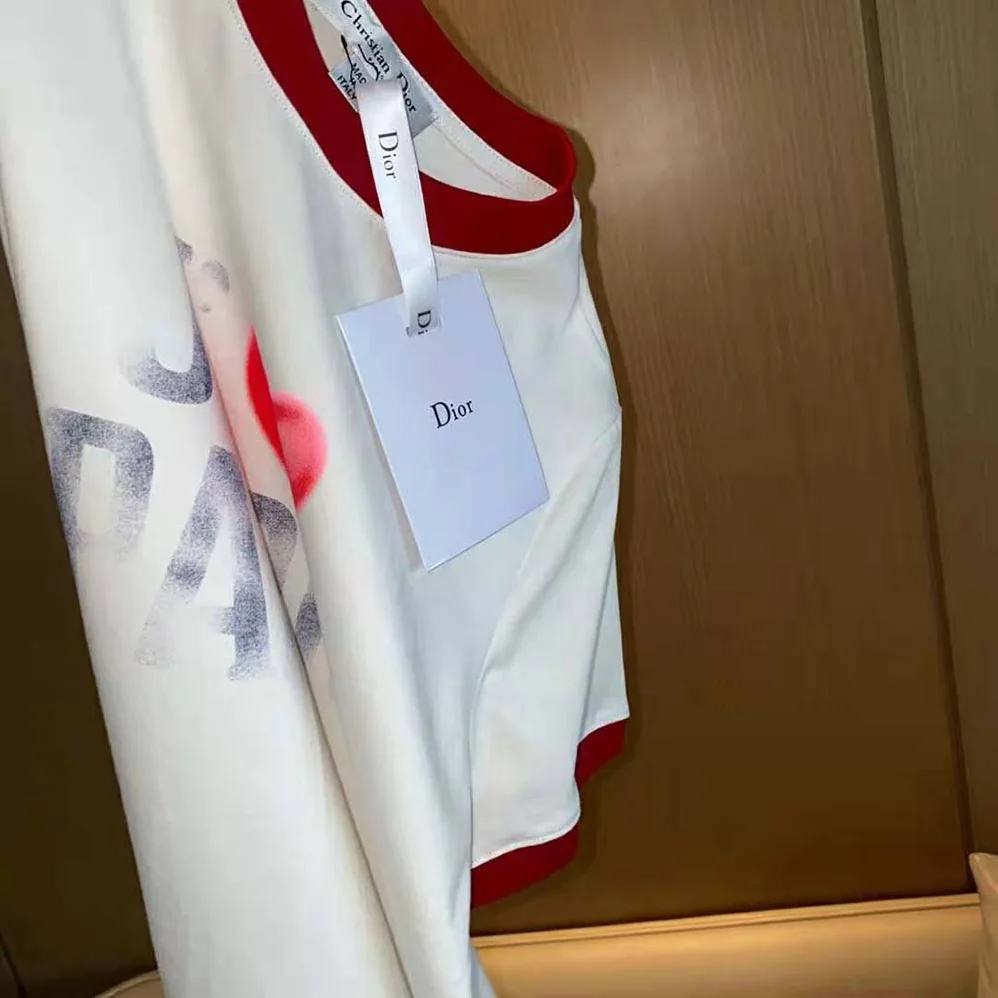 Dior ‘I Love Paris' T for Women in Shirt White Cotton Jersey