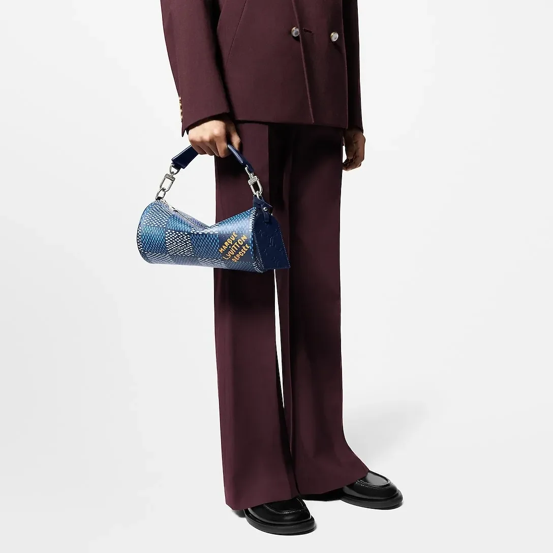 Louis Vuitton Soft Polochon PM Bag Blue / Louis Vuitton Soft Polochon PM Bag Blue /