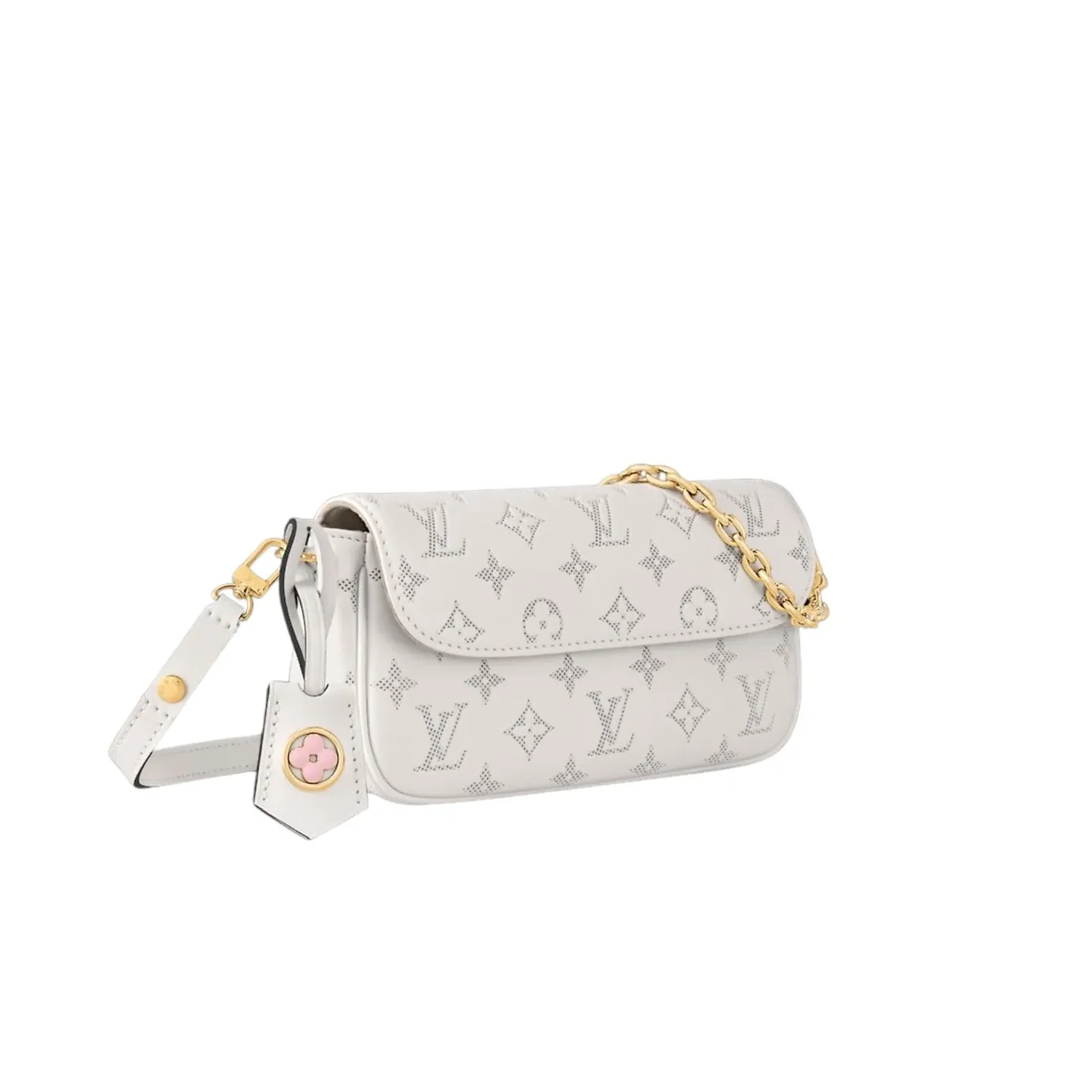 Louis Vuitton Wallet On Chain Ivy White /