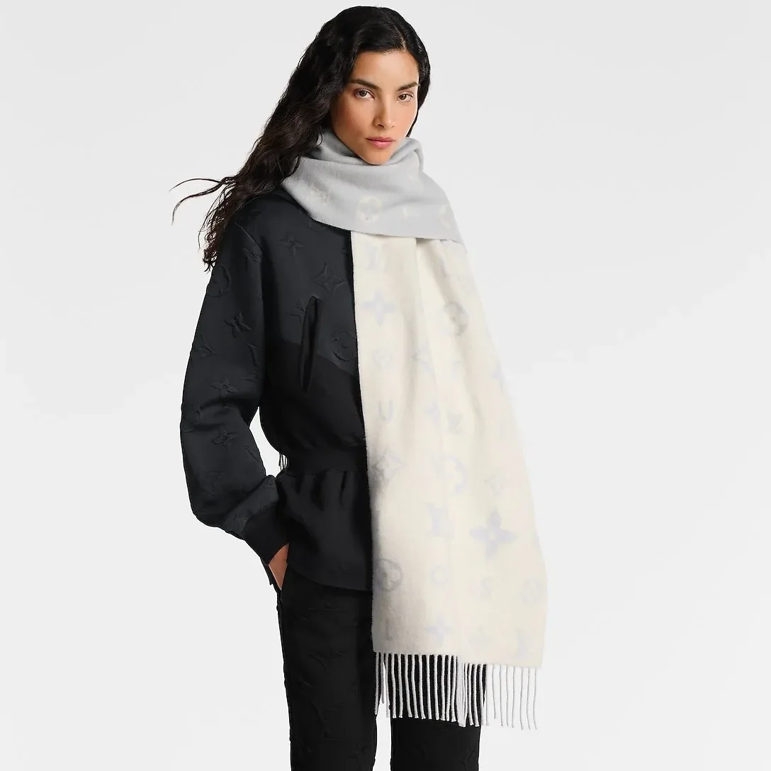 Louis Vuitton Reykjavik 2.0 Scarf Light Grey /