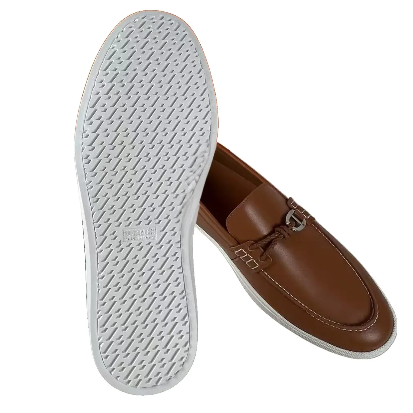 Hermes Ignacio Loafers Brown