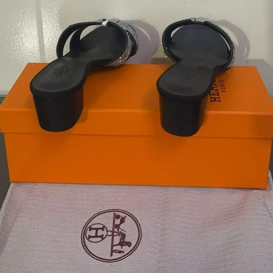 Hermes Oasis Sandal Black , Shoes for Women Hermes Oasis Sandal Black , Shoes for Women