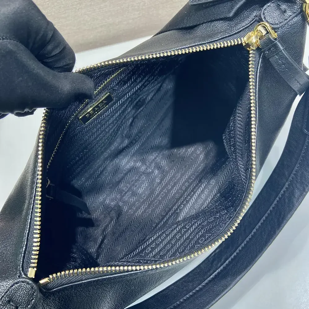 Prada Explore Large Nappa Leather Bag for Women in Black