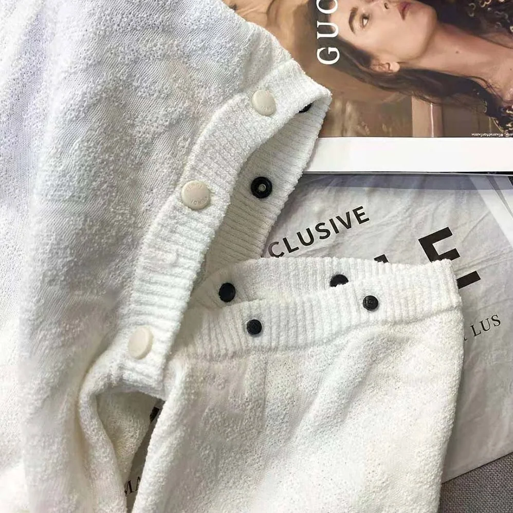 Fendi Cardigan White Cotton Cardigan for Women Fendi Cardigan White Cotton Cardigan for Women
