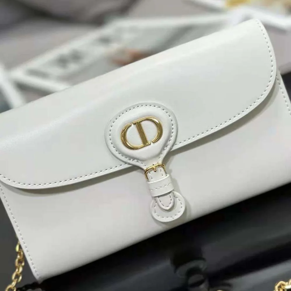 Dior Bobby East-west Pouch with Chain Latte Smooth Calfskin for Women Dior Bobby East-west Pouch with Chain Latte Smooth Calfskin for Women
