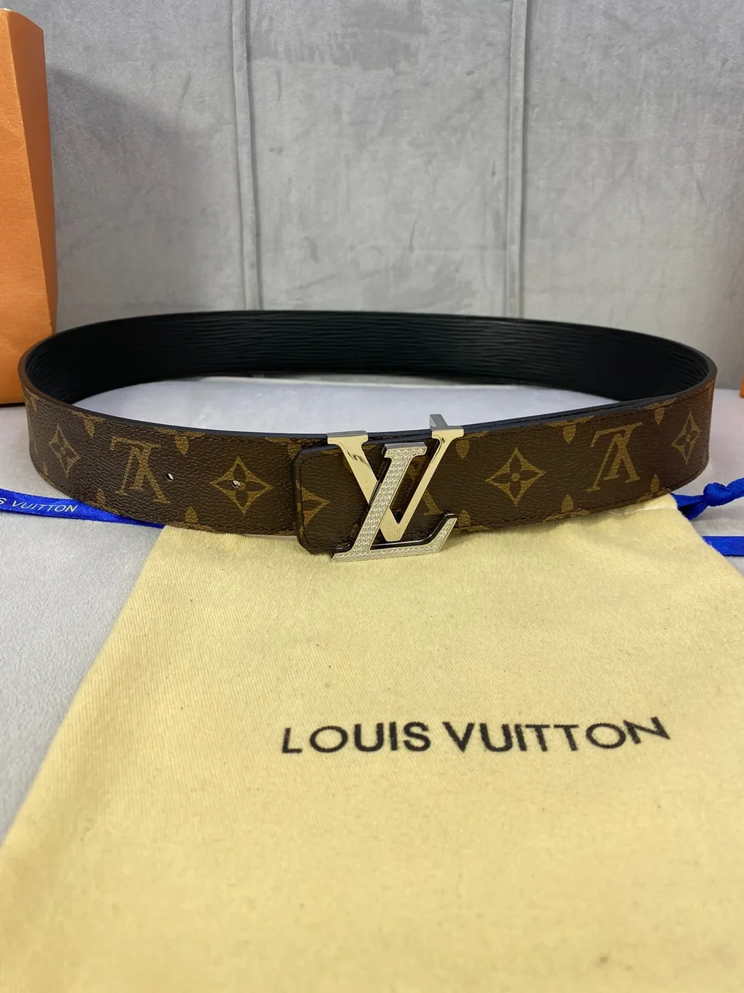 Louis Vuitton LV Diamond Reversible Belt Monogram Canvas
