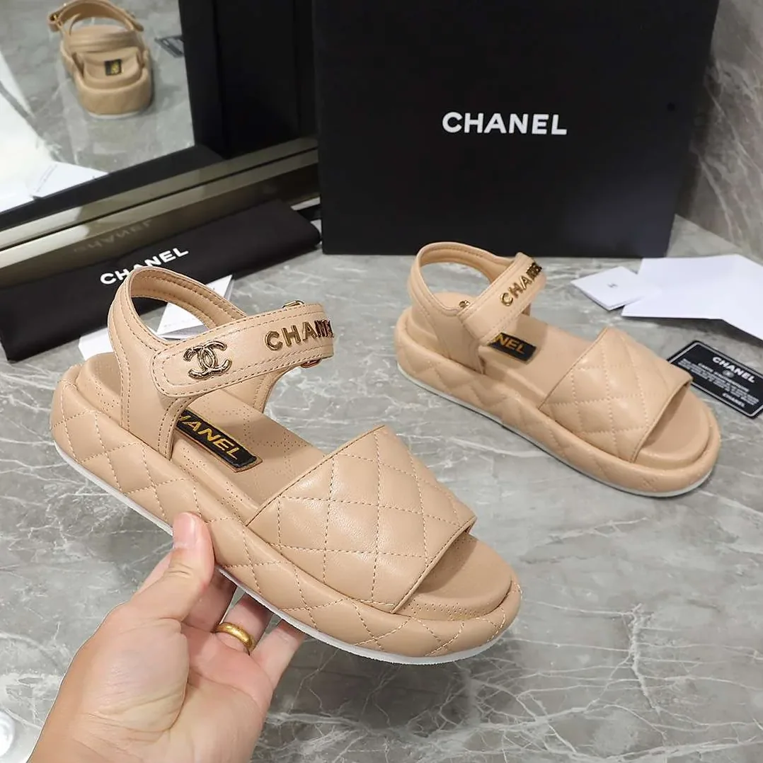 Chanel Sandal Beige Chanel Sandal Beige