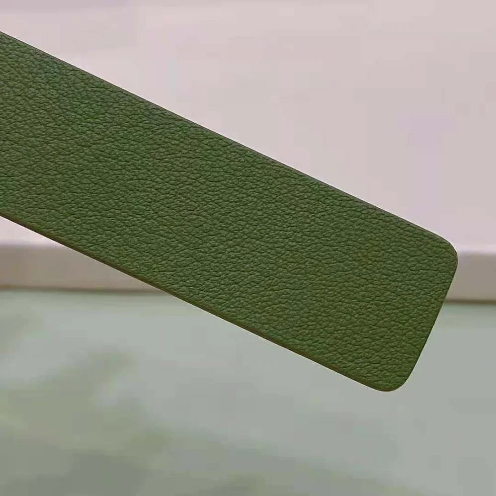 Dior 30 Montaigne Reversible Belt Aspen Green and Dusty Ivory Smooth Calfskin 20 MM for Women Dior 30 Montaigne Reversible Belt Aspen Green and Dusty Ivory Smooth Calfskin 20 MM for Women