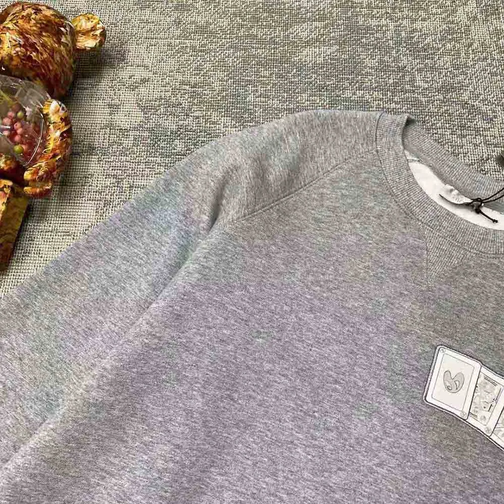 Dior Kenny Scharf Sweatshirt Gray Cotton Fleece for Women