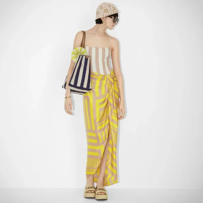 Fendi Reversible Swimsuit Beige FXBA27AQBYF1P2V Fendi Reversible Swimsuit Beige FXBA27AQBYF1P2V