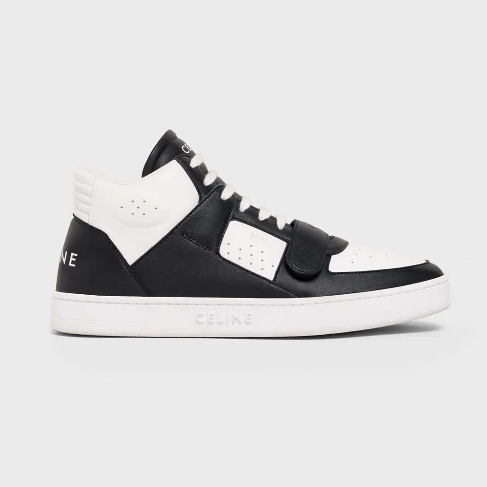 Celine CT-02 Mid Sneaker with Scratch in Calfskin for Men