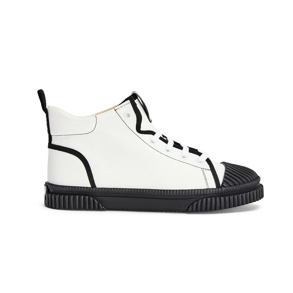 Loewe High Top Sneaker in Canvas for Women in White