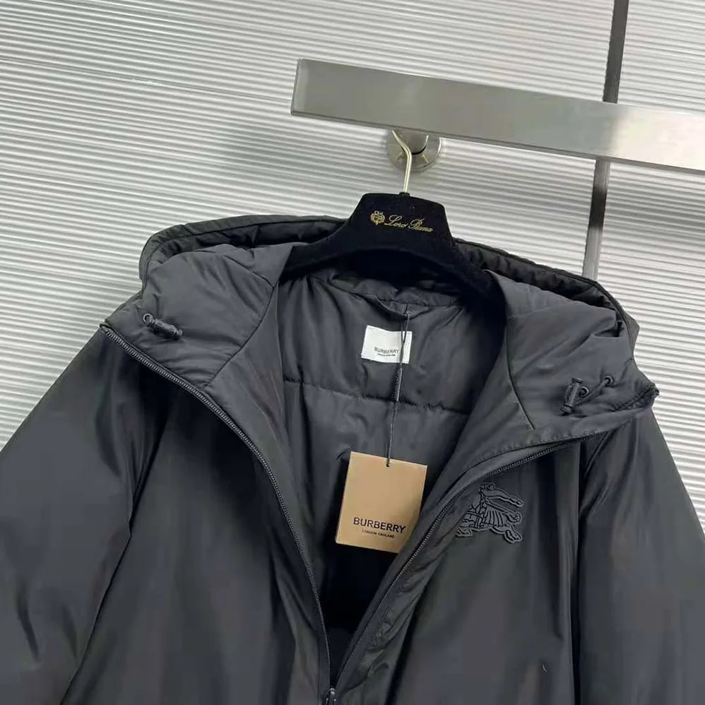 Burberry EKD Hooded Jacket for Men in Black