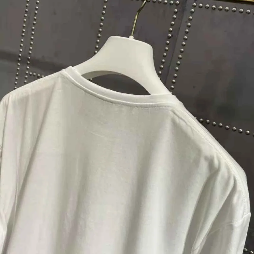 Loewe Photo Print T-shirt in Cotton for Women in White