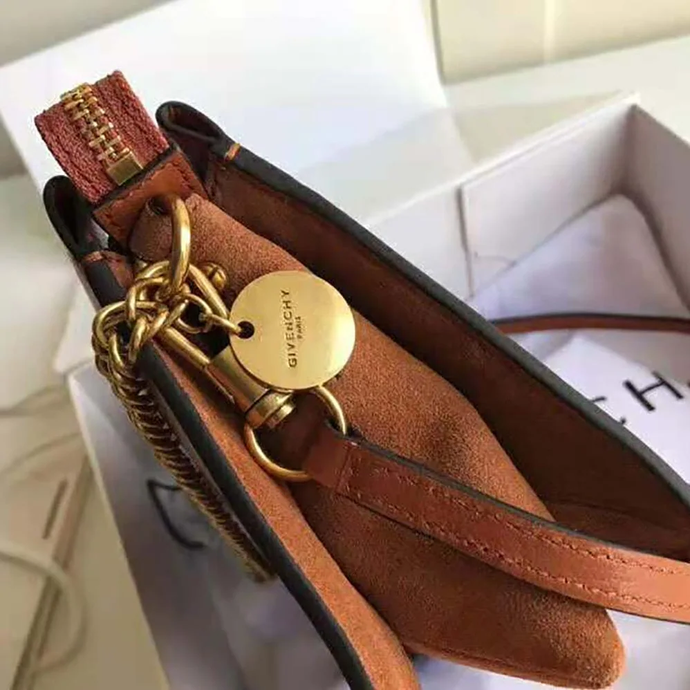 Givenchy Cross3 Bag in Grained Leather and Suede for Women in Brown Givenchy Cross3 Bag in Grained Leather and Suede for Women in Brown