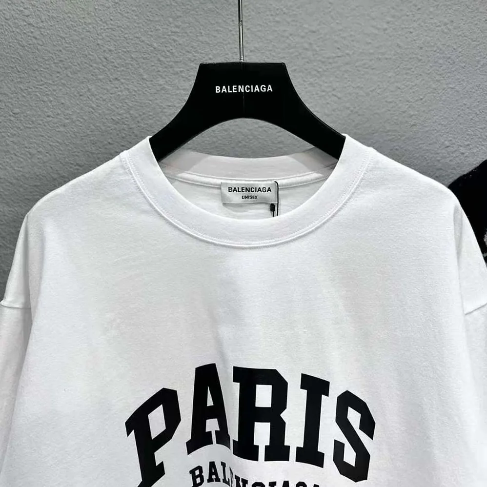 Balenciaga Cities Paris T-shirt Medium Fit in White for Men