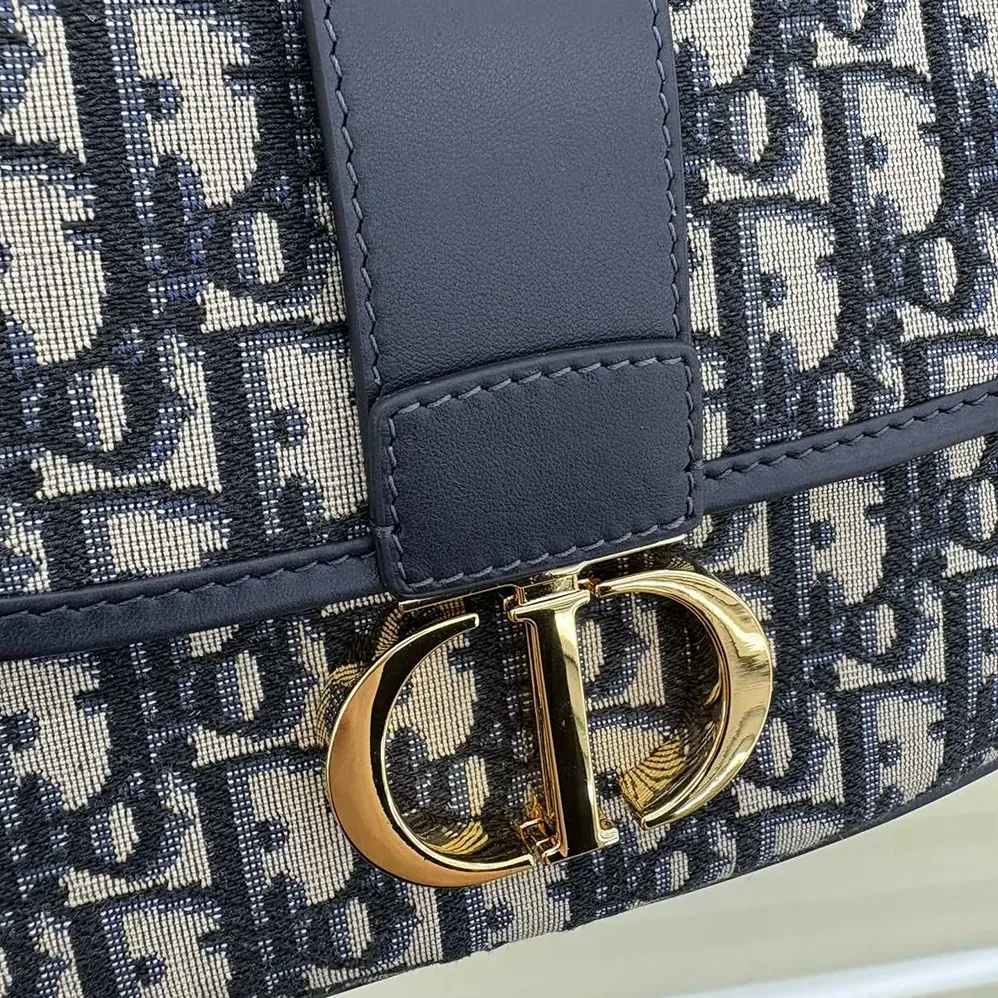 Dior Medium 30 Montaigne Satchel Bag Blue Dior Oblique Jacquard for Women Dior Medium 30 Montaigne Satchel Bag Blue Dior Oblique Jacquard for Women