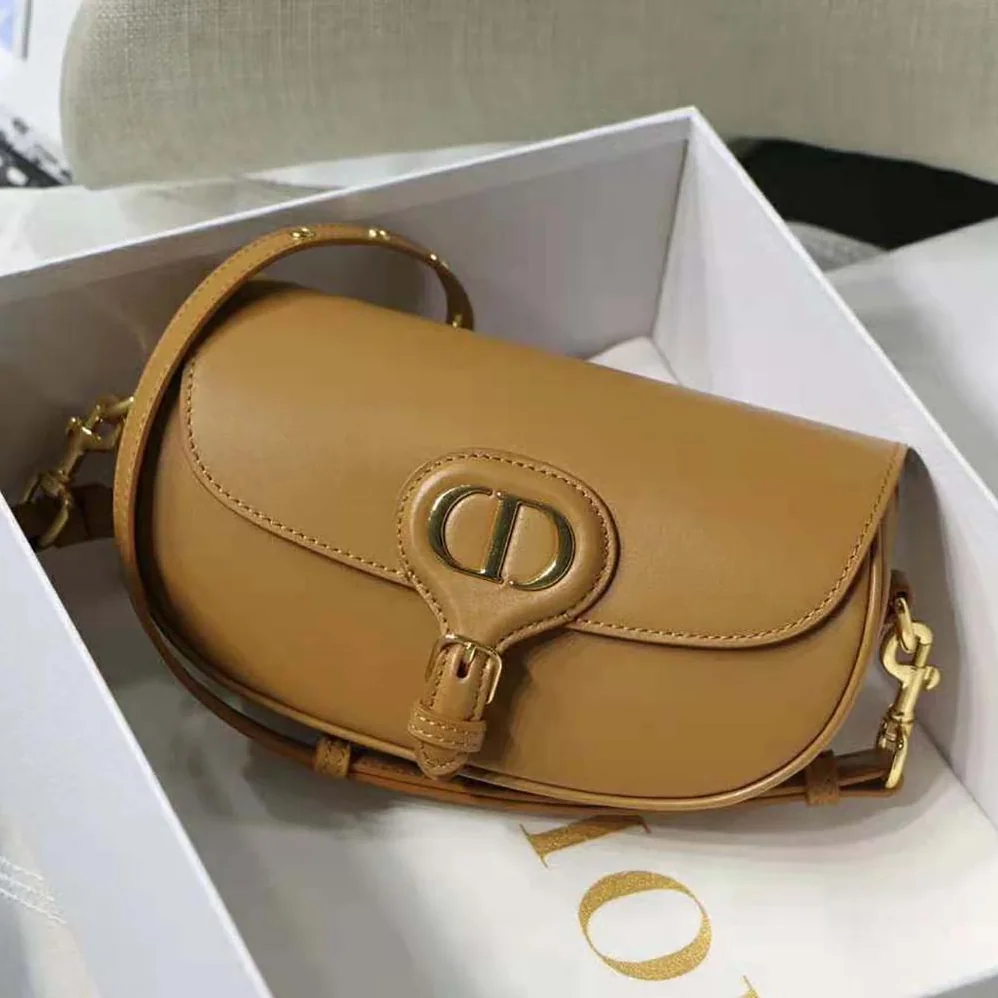 Dior Bobby East-West Bag Box Calfskin for Women in Brown Dior Bobby East-West Bag Box Calfskin for Women in Brown
