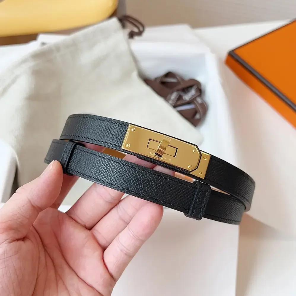 Hermes Kelly 18 Belt for Women in Black Hermes Kelly 18 Belt for Women in Black