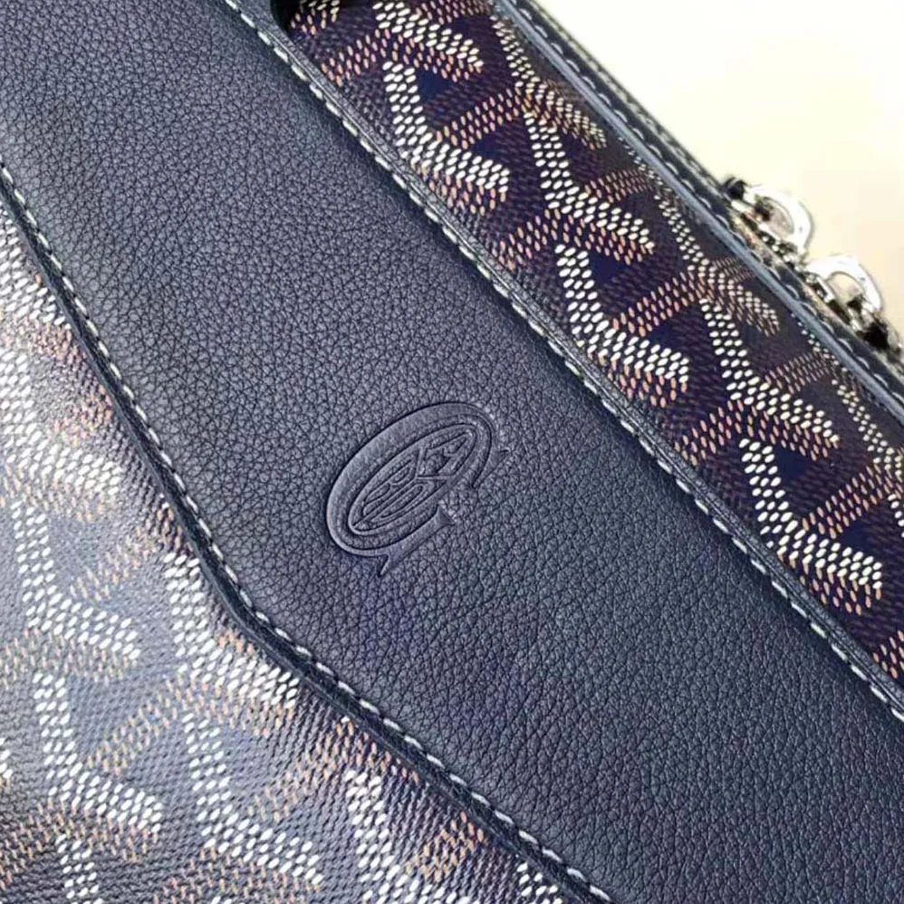 Goyard Cisalpin Document Case for Unisex in Navy