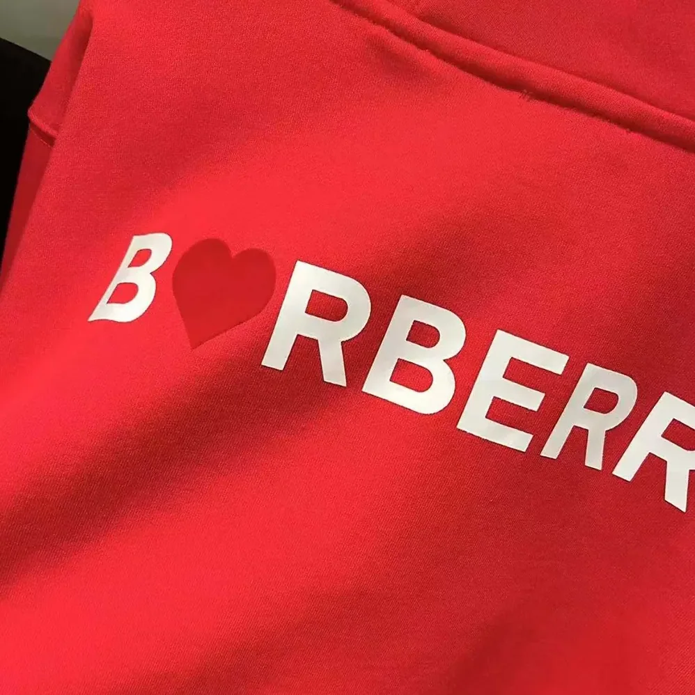 Burberry EKD Motif Cotton Sweatshirt for Men in Red