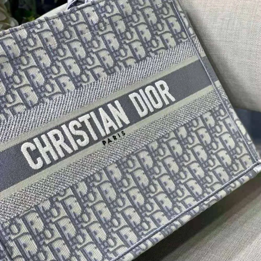 Dior Small Dior Bbook Tote for Women in Silver