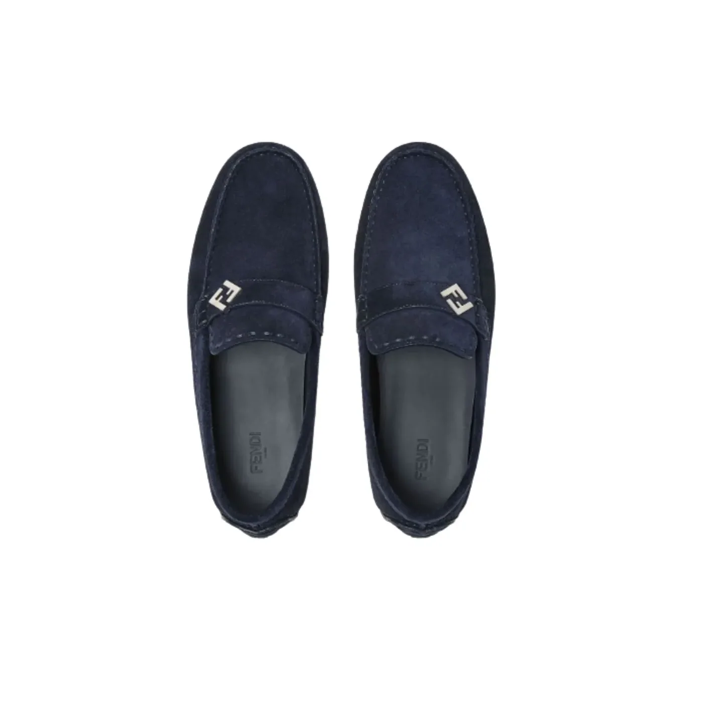Fendi Drivers Loafer Navy Blue - 7D1682QK9F0QB0
