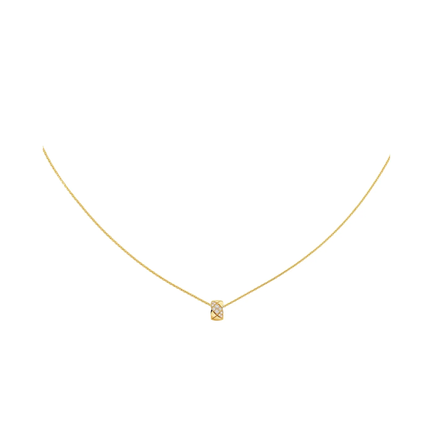 Chanel Coco Crush Necklace Gold Hardware